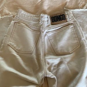 Bongo high rise straight off white / ecru jean 24